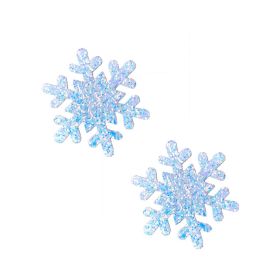 Neva Nude Pasty Snowflake Glitter Frost Pasties